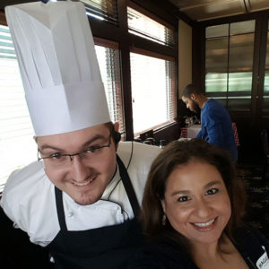 Maggiano's Brunch Chef Philippe with Michelle Carr, Houston Lifestyle Blogger
